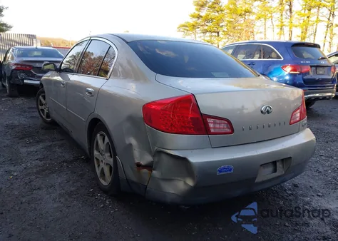 2004 Infiniti G35X from USA, damaged, VIN JNKCV51F84M718410